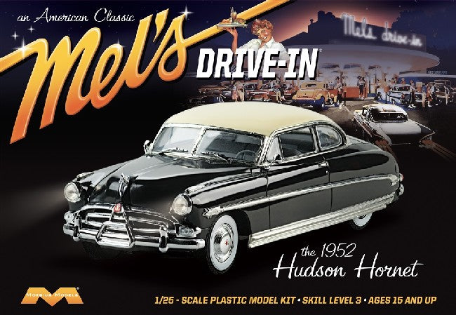 Moebius Models 1216 1:25 1952 Hudson Hornet Mel's Drive-In