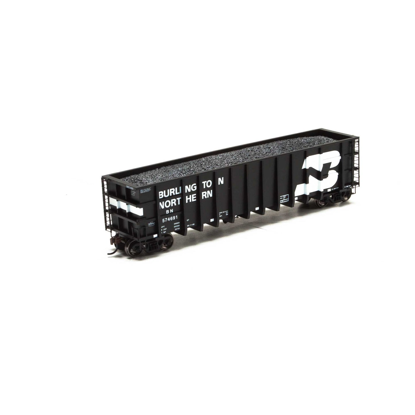 Athearn 97590 HO Burlington Northern Thrall High Side Gondola #574691
