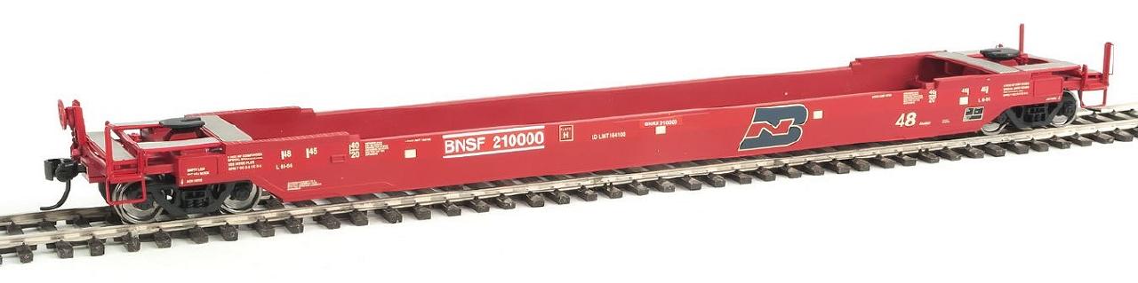 Walthers 920-109201 HO BNSF 48' Gunderson As-Built All-Purpose Well Car #210000