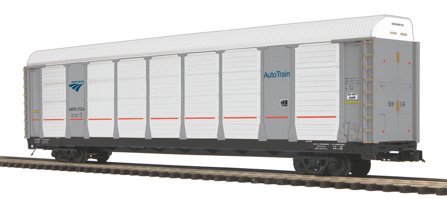 MTH 20-95245 O Amtrak Corrugated Auto Carrier LN/Box