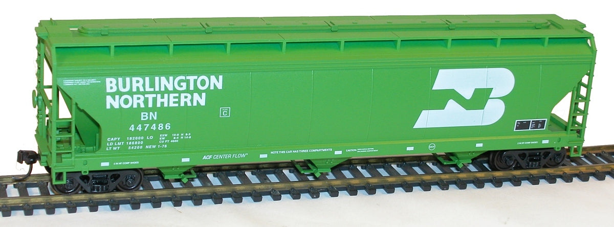 Accurail 20152 HO BN ACF 3-Bay Covered Hopper # 447486 Kit
