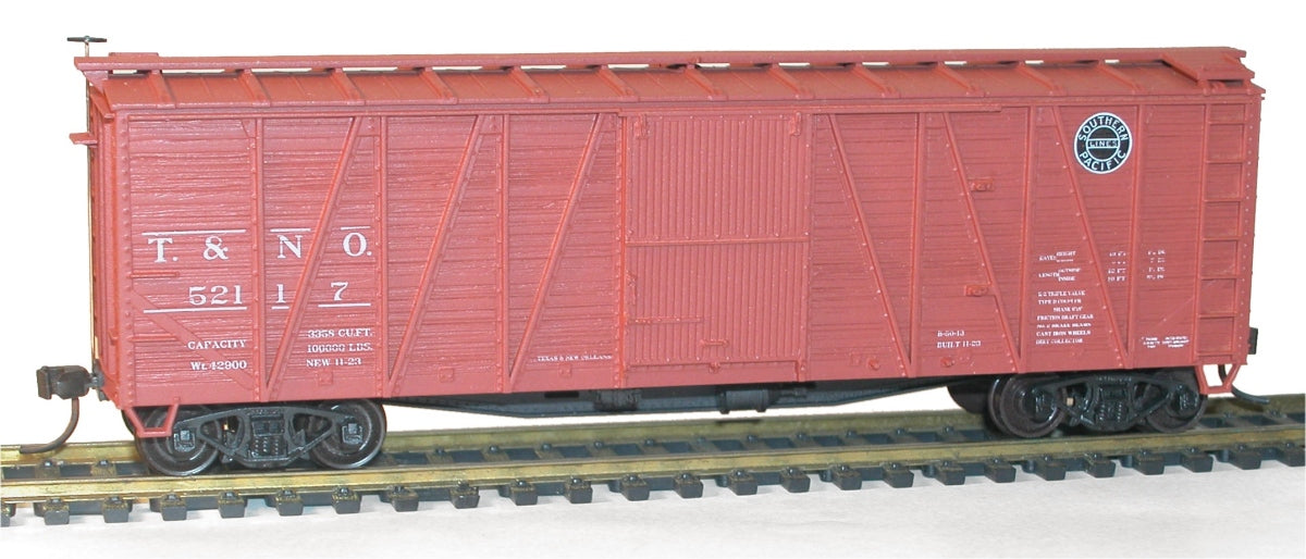 Accurail 4118 HO T&NO/Southern Pacific 40' Outside Braced Boxcar # 52117 Kit