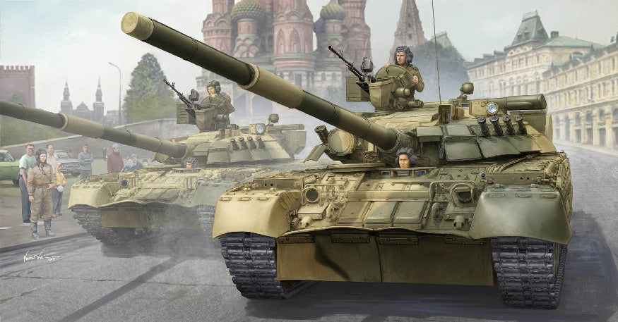 Trumpeter 09527 1:35 Russian T-80UD MBT Plastic Model Kit