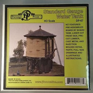Durango Press DP-67 HO Scale Standard Water Tank Kit