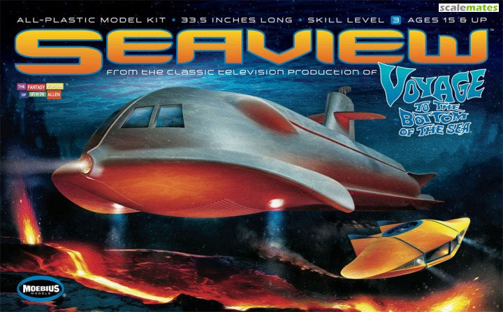 Moebius Models 707 1:128 Voyage to the Bottom of the Sea: Seaview 4-Window