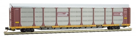 Micro-Trains 11100250 N Conrail 89' Tri-Level Enclosed Autorack #973540