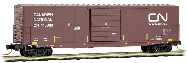 Micro-Trains 18000020 N CN 50' Standard 10' Door Boxcar #415009 NIB
