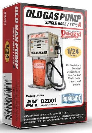 AK Interactive DZ001 1:24 Old Gas Pump Single Hose/Type A