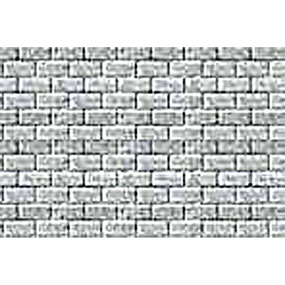 JTT Scenery Products 97463 1:125 Concrete Block Pattern Sheet (Pack of 2)