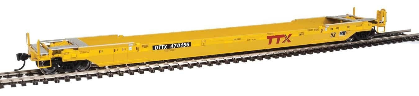 Walthers 920-109018 HO TTX Gunderson Rebuilt 53' Well Car #470156