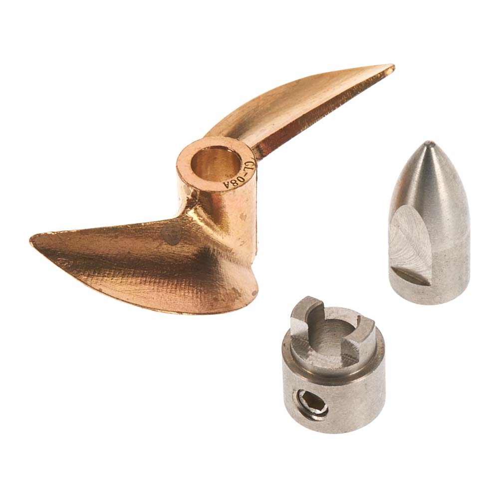 Hot Racing SPN1000E TRA M41/Spartan Brass Prop Set with Bullet Nut & Drive Dog