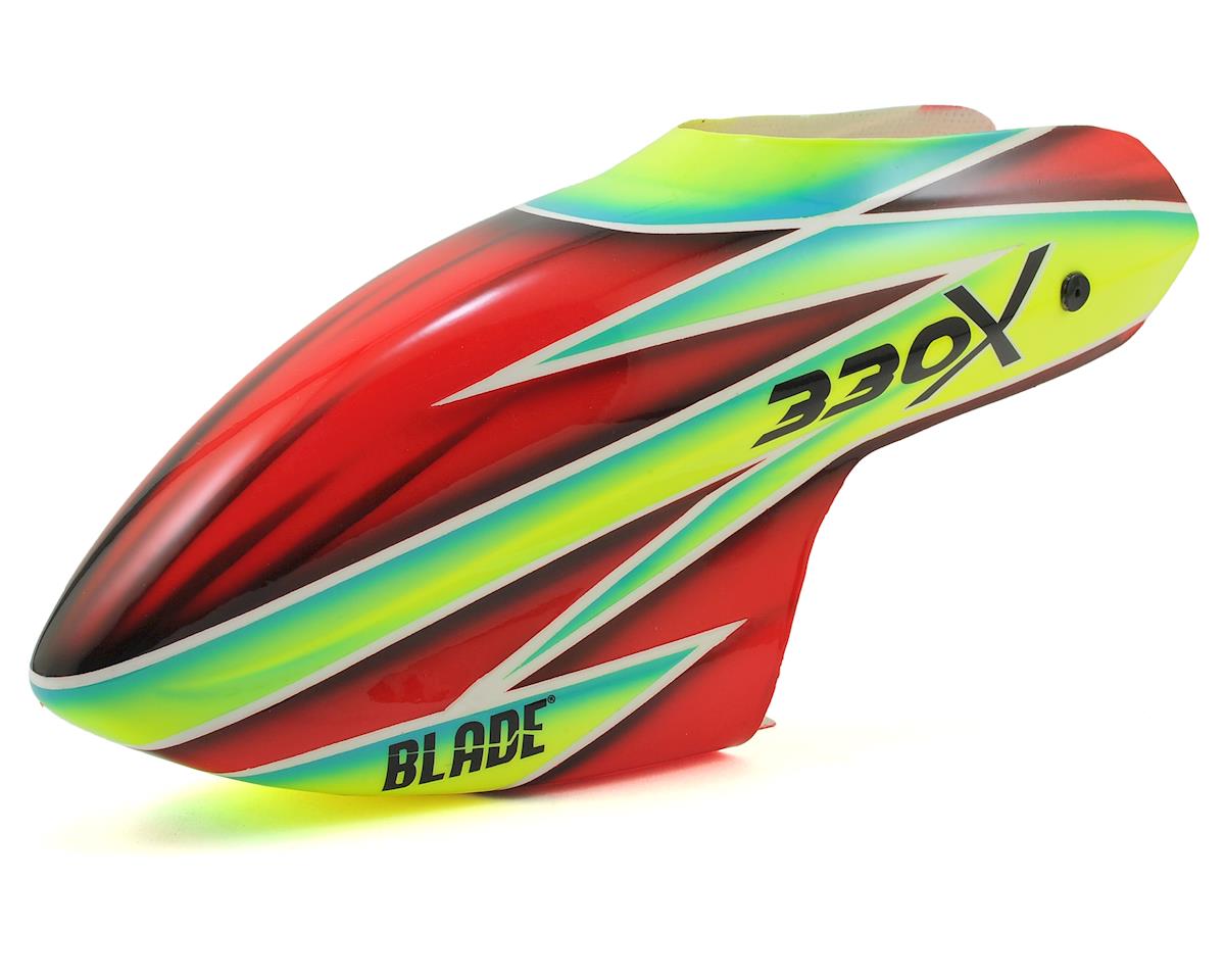 Blade 4001 330X Fiberglass Canopy (Green/Red)