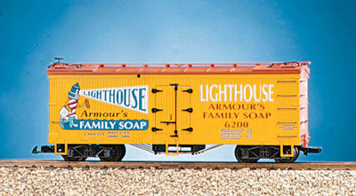 USA Trains R16068 G Lighthouse Soap U.S. Refrigerator Cars