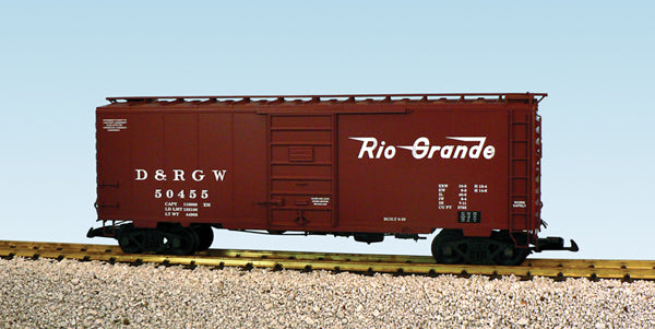 USA Trains R19227A G Denver & Rio Grande Western 40 Ft. PS-1 Simulated Steel Box