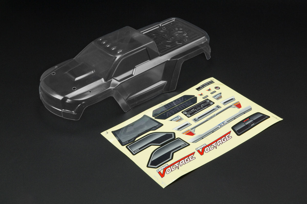 ARRMA AR402192 Granite Voltage Clear Bodyshell (Inc. Decals)