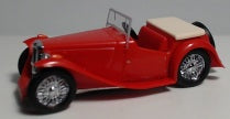Busch 45907 HO Red MG Midget TC Cabrio Convertible