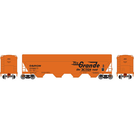 Roundhouse 15210 HO Denver & Rio Grande Western ACF Centerflow Hopper #15582