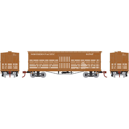 Roundhouse 85774 HO Northern Pacific 36' Old Time Stock Car #81767