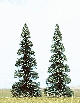 Busch 6106 HO/TT/N Pine Trees (Set of 2)