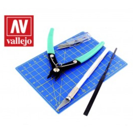 Vallejo Paint 11001 Plastic Modelling Tool Set (9)