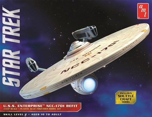 AMT 1080 1:537 Star Trek U.S.S. Enterprise Refit