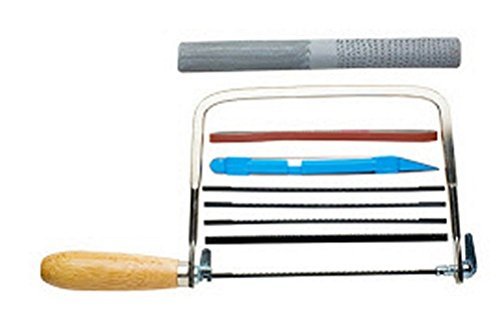 Excel 56012 Coping Saw Handsaw Set with File Set and Extra Blades (Set of 8)