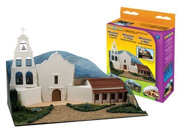 Woodland Scenics SP4196 Scene-A-Rama Missions & More Diorama Kit