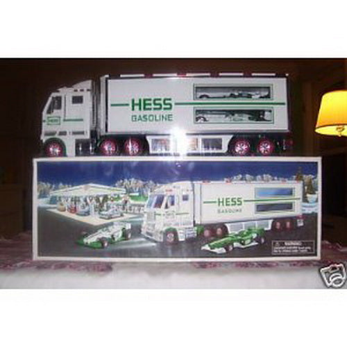 Hess 2003 Die Cast Toy Truck & Racecars w/Pull Back Motors