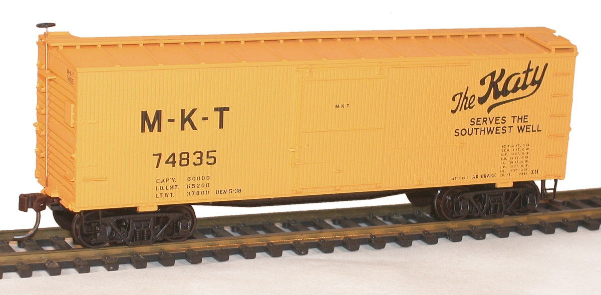 Accurail 1307 HO Missouri Kansas Texas 36' Double Sheath Box #74835