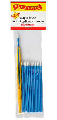 Flex-I-File M933001 Blue Magic Brush with Applicator Handle (Pack of 18)