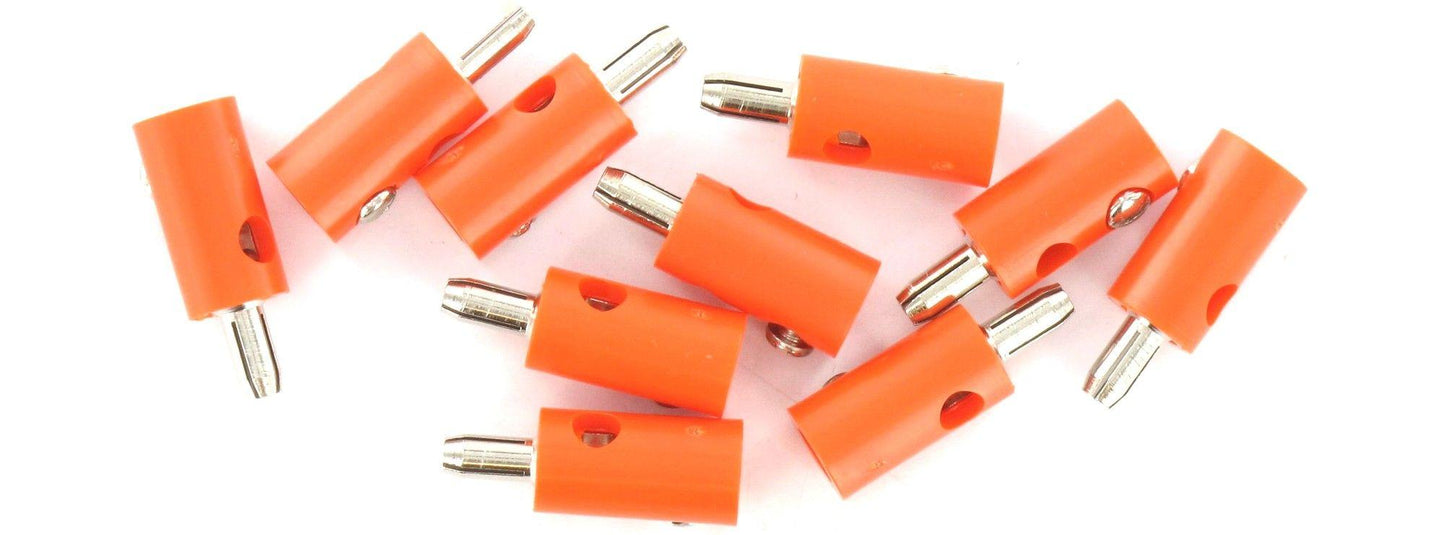 Brawa 3056 Orange Round Plugs with Crossover Hole