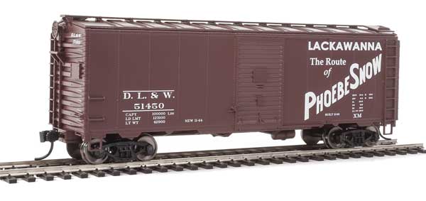 Walthers 910-2718 HO Delaware, Lackawanna & Western 40' AAR Modified 1937 Boxcar