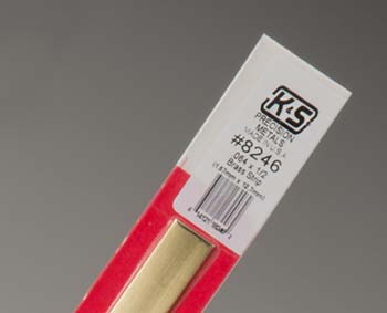 K&S 8246 .064" x 1/2" x 12" Brass Strip