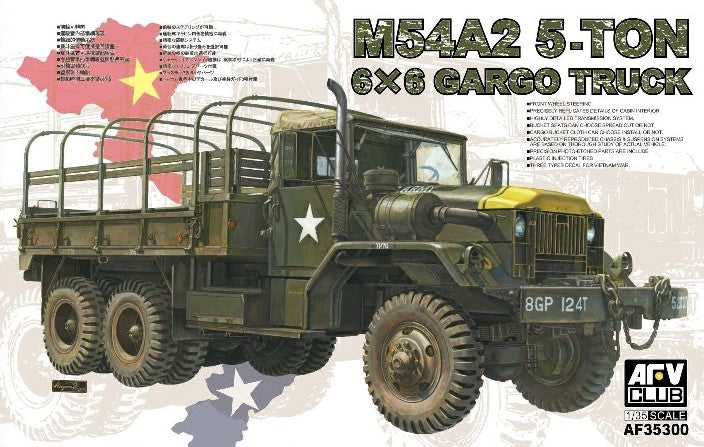 AFV Club AF35300 1:35 M54 5-Ton 6x6 Later Type Cargo Truck Plastic Model Kit
