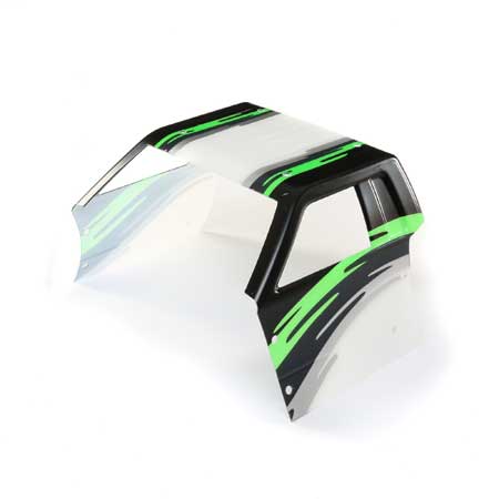 Losi 250025 Cab Section, Black: Super Baja Rey