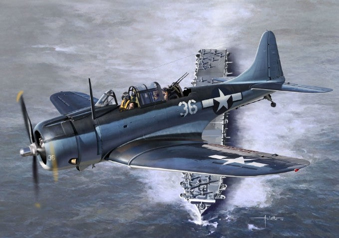 Academy 12329 1:48 USN SBD-5 Battle of the Philippine Sea Military Plane Kit