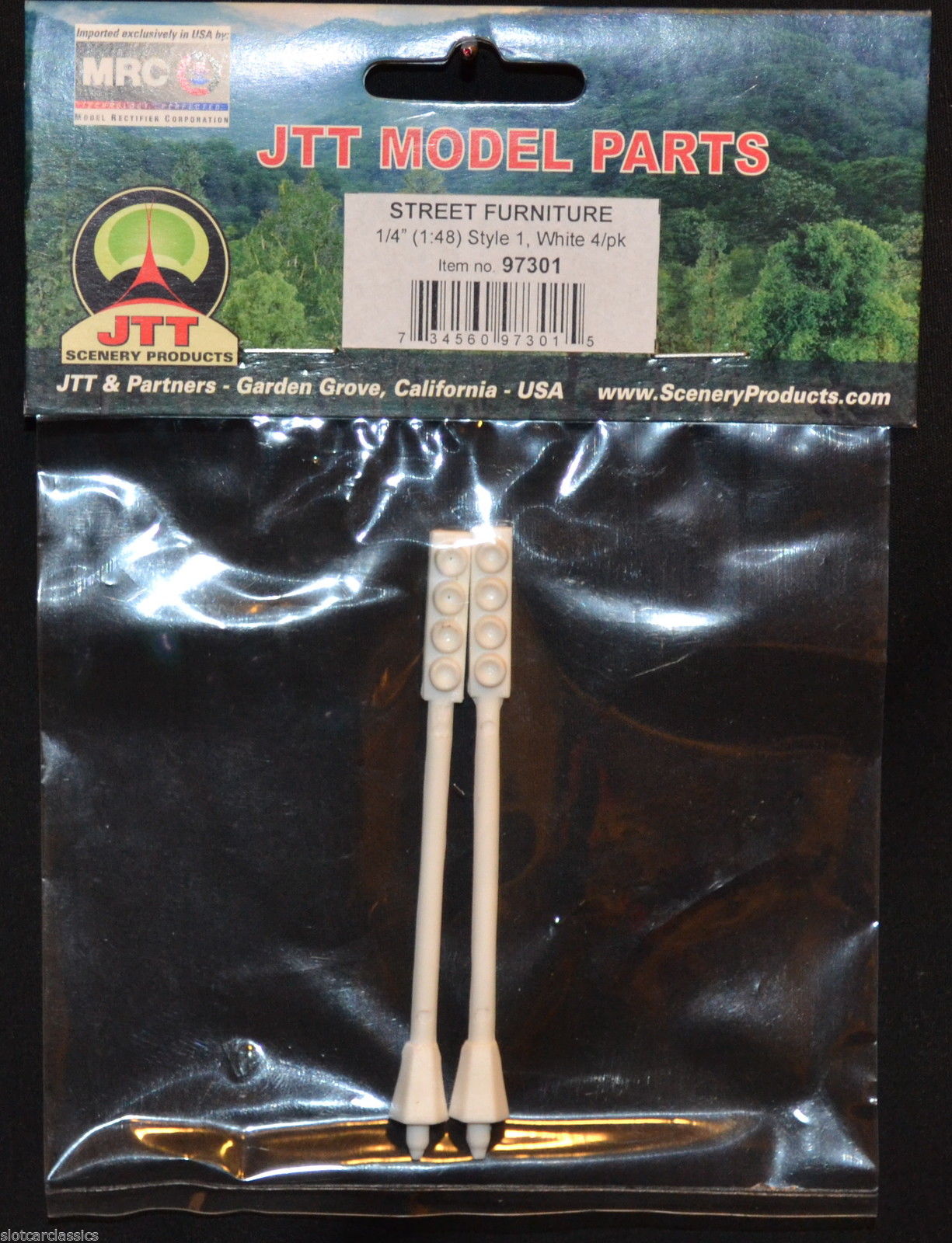 JTT Scenery Products 97301 Light Poles 1/4" #1 (4)