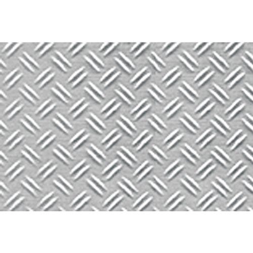 JTT Scenery Products 97452 G 7.5"x12" Double Diamond Plate Sheet (Pack of 2)