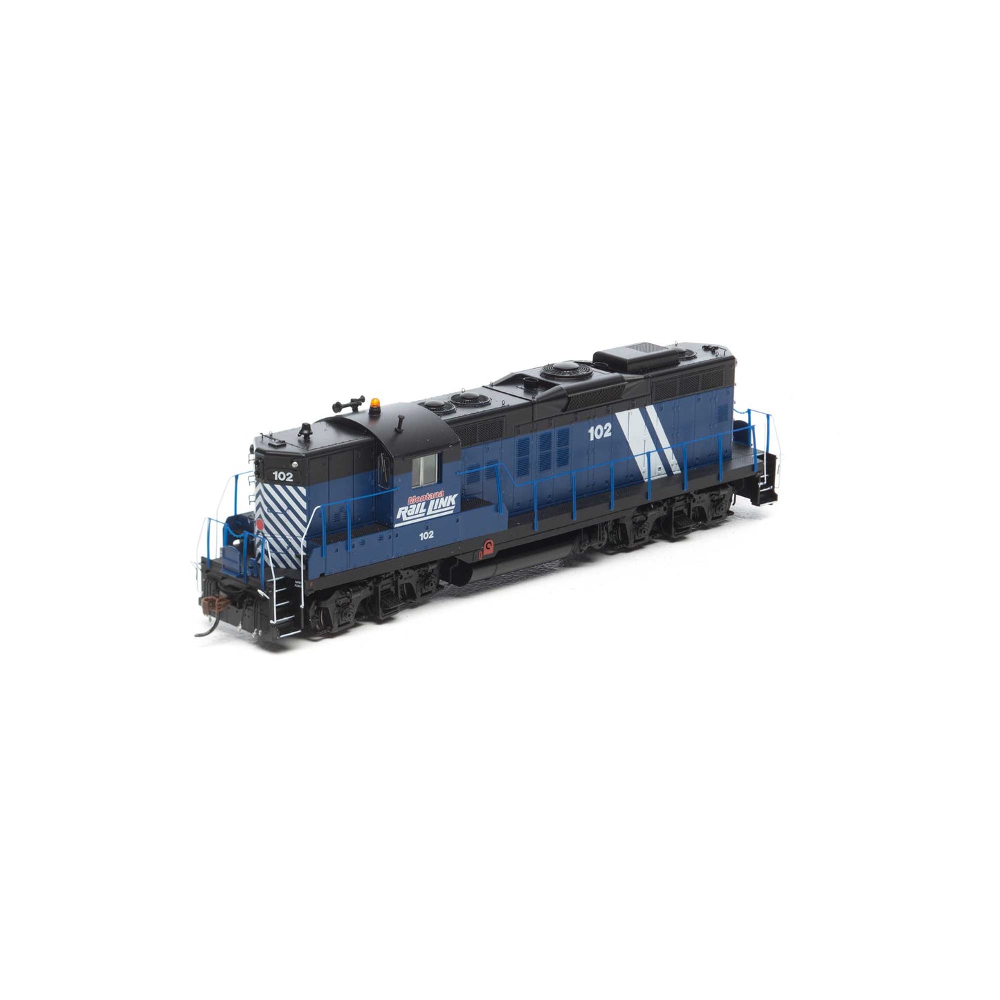 Athearn G64292 HO Montana Rail Link GP9 Diesel Locomotive with DCC & Sound #102