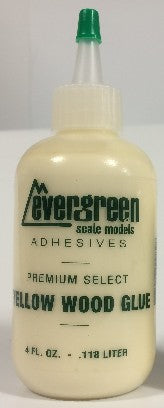 Evergreen Scale Models 84 Premium Yellow Wood Glue - 4 oz. Bottle