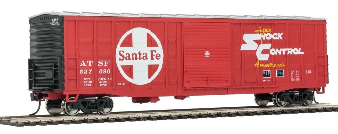 Walthers 910-2317 HO ATSF 50' Waffle-Side Boxcar #527090