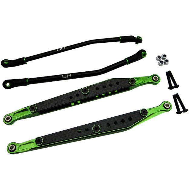 Hot Racing AMJ5605 Carbon Fiber Graphite Rear Links Set for Axial Yeti SMT