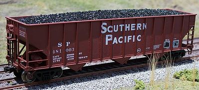 Motrak Models 81402 HO Bowser 100 Ton 3-Bay Hopper Coal Loads (Pack of 2)