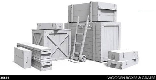 MiniArt 35581 1:35 Wooden Boxes & Crates