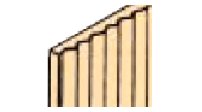 Northeastern Scale Lumber 6012 1/32"x1/32"x11"x3" Scribed Siding (Pack of 2)