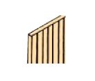 Northeastern Scale Lumber 70354 1/16"x1/16"x24" Scribed Sheathing (Pack of 2)
