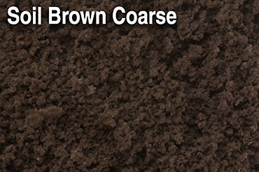 Scenic Express EX846E Coarse Soil Brown Flock & Turf - 48 oz. Eco-Pak