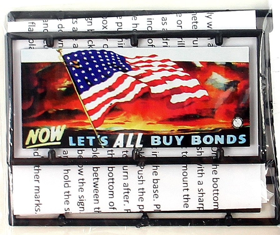 Tichy 8436 HO Let's All Buy Bonds Billboard Kit