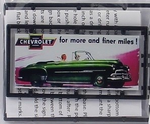 Tichy 2655 N 1951 Chevrolet Convertible Billboard Kit