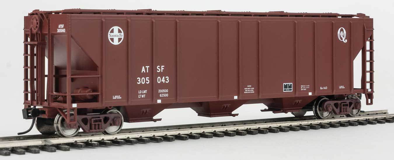 Walthers 910-7267 HO SF 54' PS2-CD 4427 Low-Side Covered Hopper RTR #305043